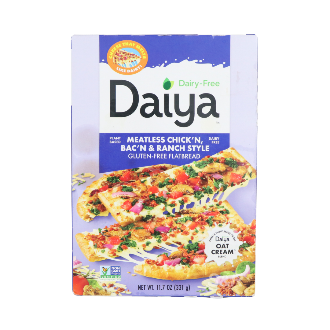Daiya Meatless Chick'n, Bac'n & Ranch Style Gluten-free Flatbread 331g